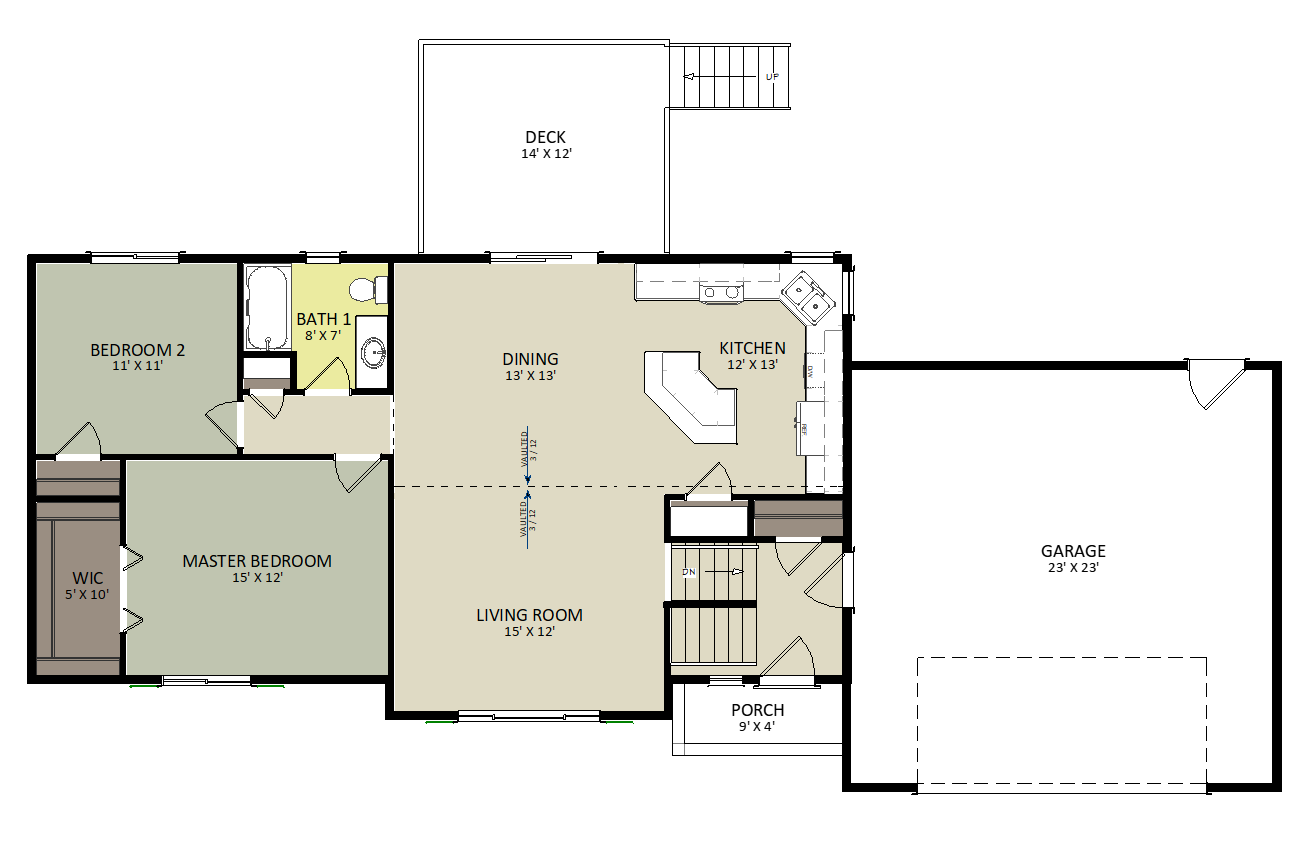 Adams First Floor Floor Plan